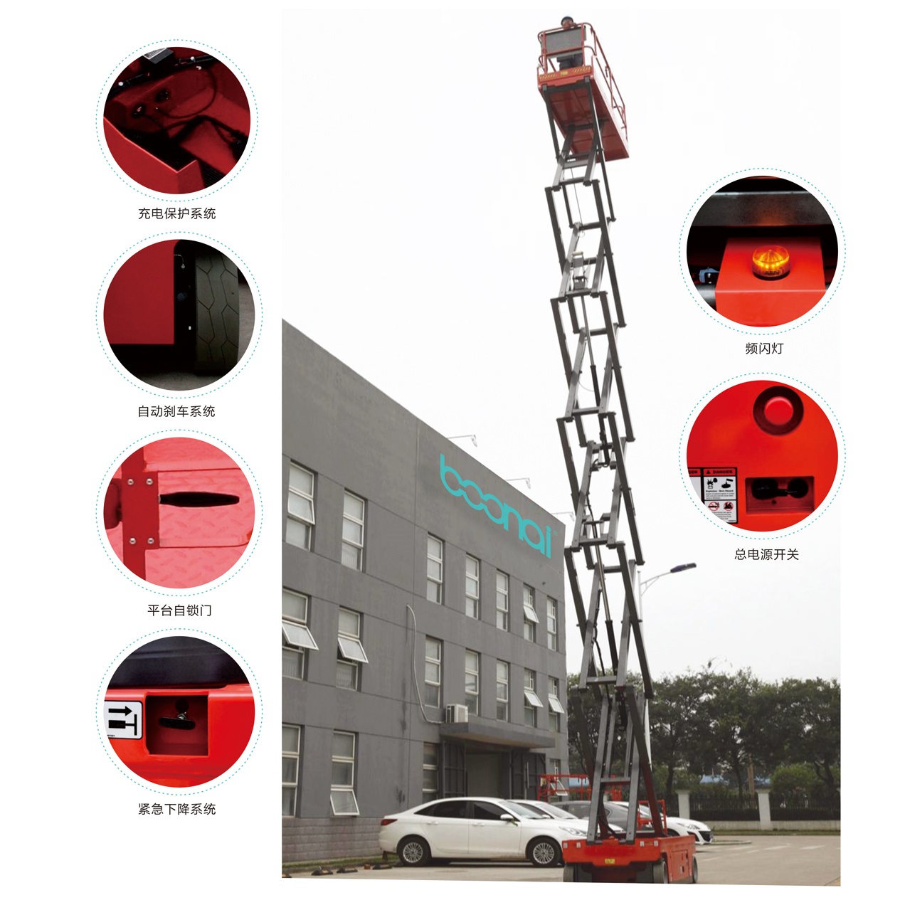 自行走剪叉式高空作業(yè)平臺(tái)（液壓馬達(dá)驅(qū)動(dòng)）